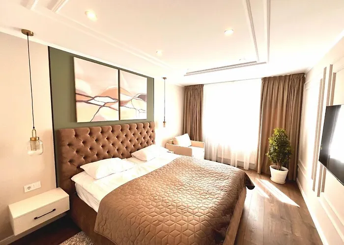 アパート Modern In With Parking リヴィウ